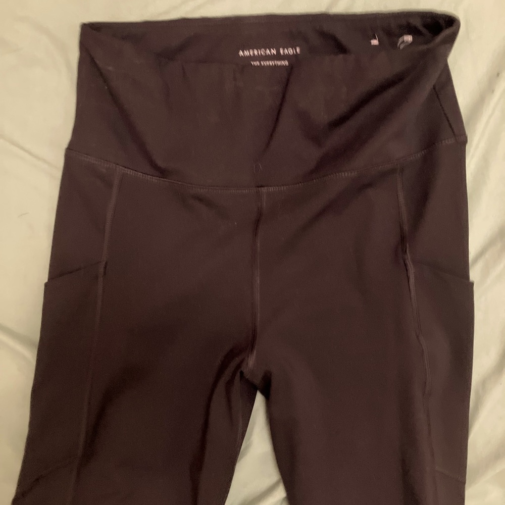 American Eagle Outfitters Black Track Pants